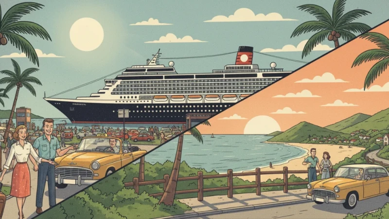 Le taxi à la journée en escale : la meilleure façon de découvrir les Caraïbes et bien plus